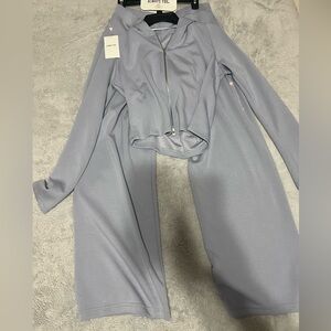 Always You Light blue Hoodie head band and Pants Set